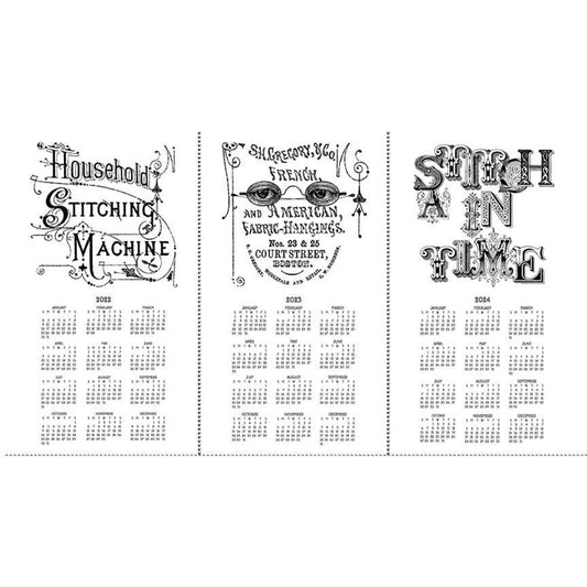 Best of She Who Sews by J. Wecker Frisch 24" Panel Three-Year Calendar  VP11335-PANEL Canvas