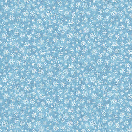 Silent Night by Abraham Hunter Blue 25390-44 Cotton Woven Fabric