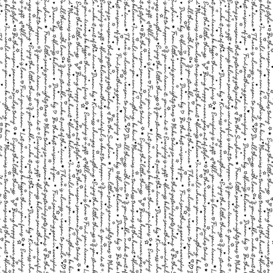 Inspired White/Black 26693-10 Cotton Woven Fabric
