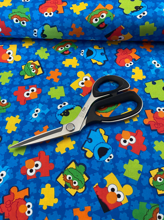 Licensed Sesame Street 27918-Y Cotton Woven Fabric
