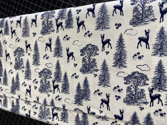 Woodland Springs C4991-NAVY Cotton Woven Fabric