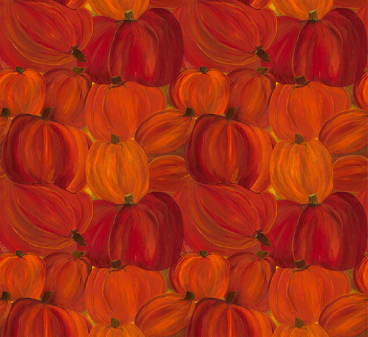 Carving Pumpkins by Stephanie Brandenburg Orange    40013-59 Cotton Woven Fabric