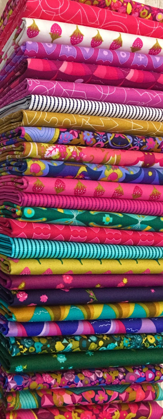 Road Trip by Alison Glass Signs Probe A8904E Cotton Woven Fabric