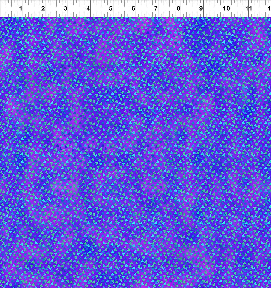 Dazzle Triangles Purple    7JYP-3 Cotton Woven Fabric