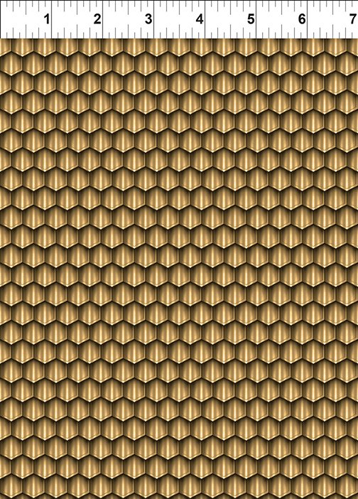 Legendary Journeys Armor Gold 8LJ-1 Cotton Woven Fabric