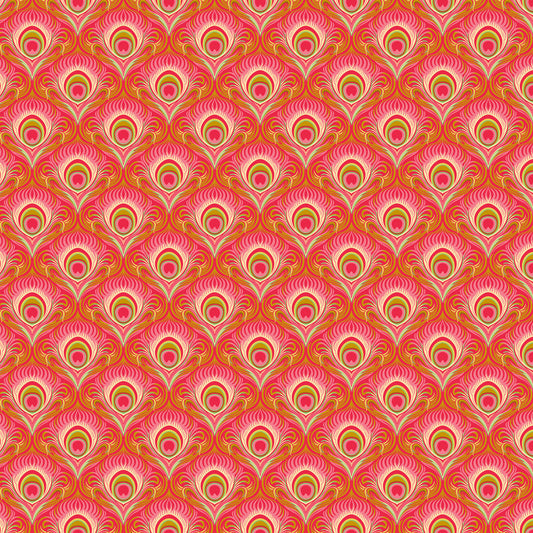 Wild Abandon by Heather Bailey Seduction Raspberry 90893-24 Cotton Woven Fabric