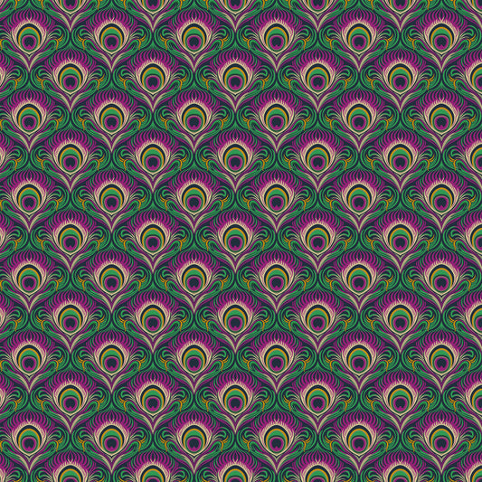 Wild Abandon by Heather Bailey Seduction Midnight 90893-45 Cotton Woven Fabric