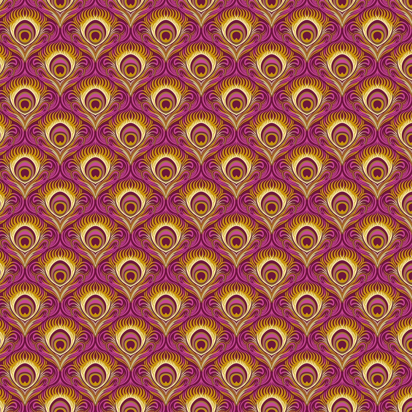 Wild Abandon by Heather Bailey Seduction Plum   90893-84 Cotton Woven Fabric