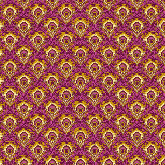 Wild Abandon by Heather Bailey Seduction Plum   90893-84 Cotton Woven Fabric