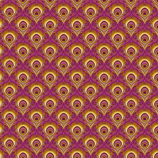 Wild Abandon by Heather Bailey Seduction Plum 90893-84 Cotton Woven Fabric