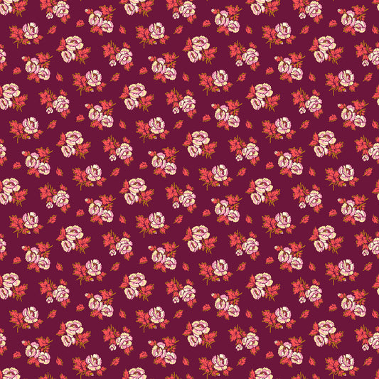 Wild Abandon by Heather Bailey Unbound Plum 90894-86 Cotton Woven Fabric