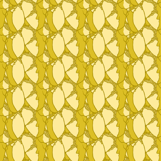 Wild Abandon by Heather Bailey Entangled Gold   90895-50 Cotton Woven Fabric