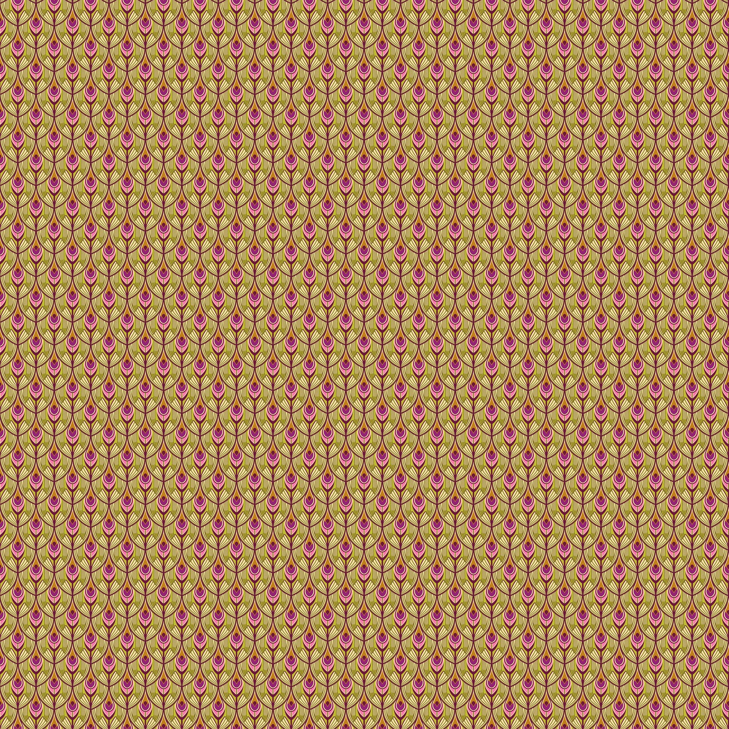 Wild Abandon by Heather Bailey Swagger Olive   90897-70 Cotton Woven Fabric