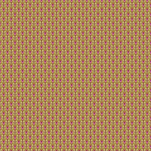 Wild Abandon by Heather Bailey Swagger Olive   90897-70 Cotton Woven Fabric