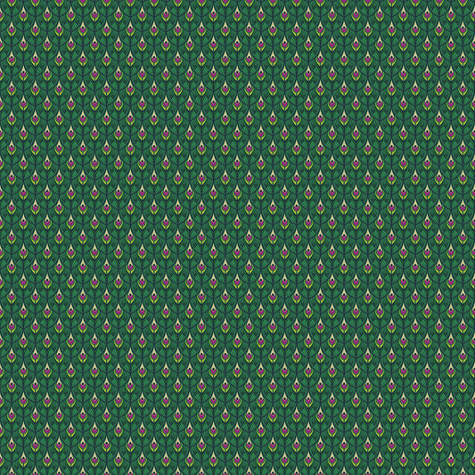 Wild Abandon by Heather Bailey Swagger Teal 90897-76 Cotton Woven Fabric