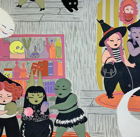 Haunted House Belinda's Brownstone Stone 8965b Cotton Woven Fabric