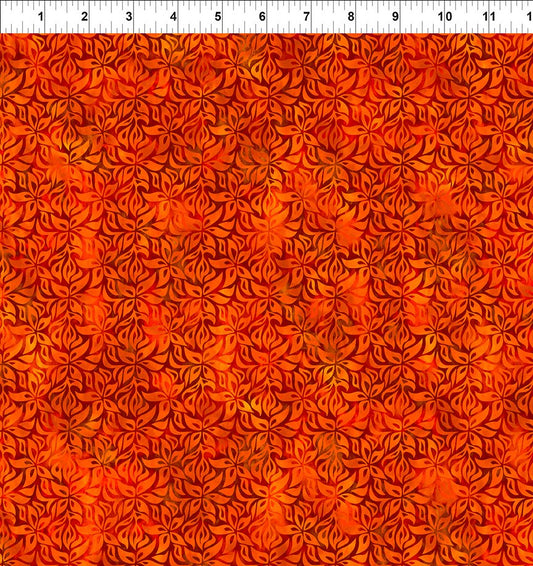 Sunshine by Jason Yenter  Bloom Orange  4ss-1   Cotton Woven Fabric