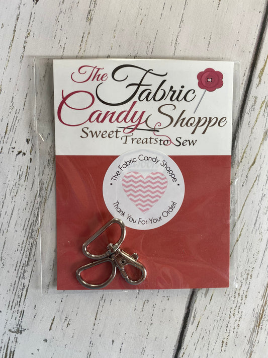 Bag Hardware  Clematis Wristlet Blue Calla Hardware Kit Silver with Oval Clip