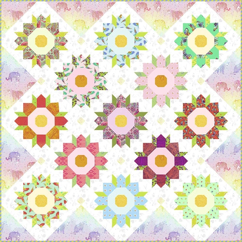 Tula Pink Daydreamer Chrysanthemum Quilt Kit Designed by Stacey Day USA Shipping Included in price