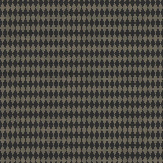 Halloween Whimsy by Teresa Kogut Diamonds Black C11828R-BLACK Cotton Woven Fabric