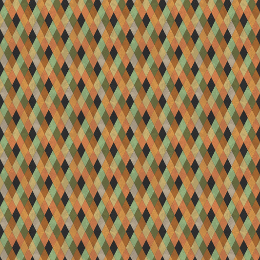 Halloween Whimsy by Teresa Kogut Diamonds Multi C11828R-MULTI Cotton Woven Fabric