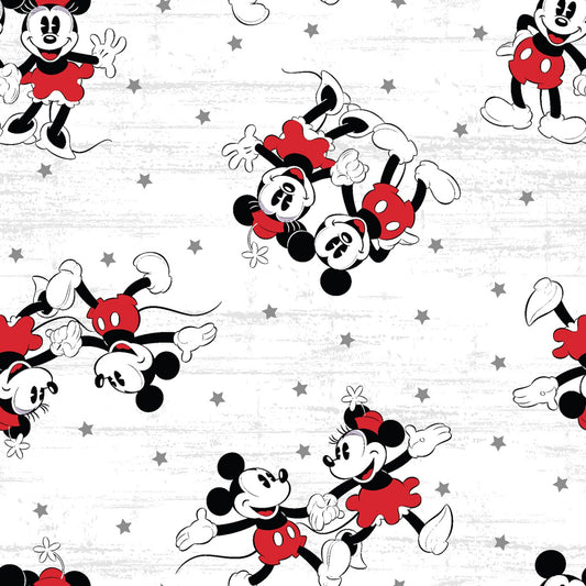 Licensed Disney Mickey & Minnie Starlight 76765A620715 Cotton Woven Fabric