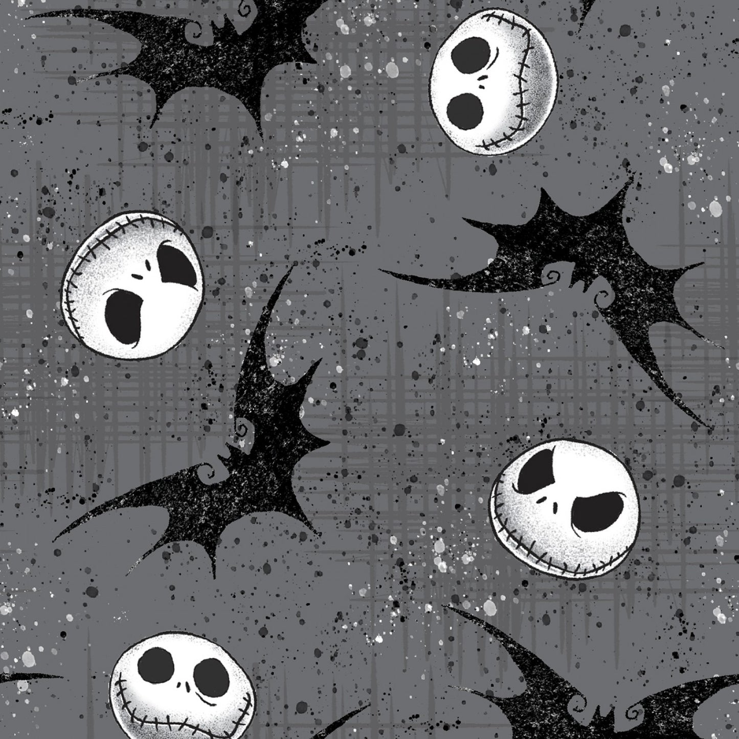 Licensed  Disney Nightmare Before Christmas Jack with Bats    72947A620715 Cotton Woven Fabric