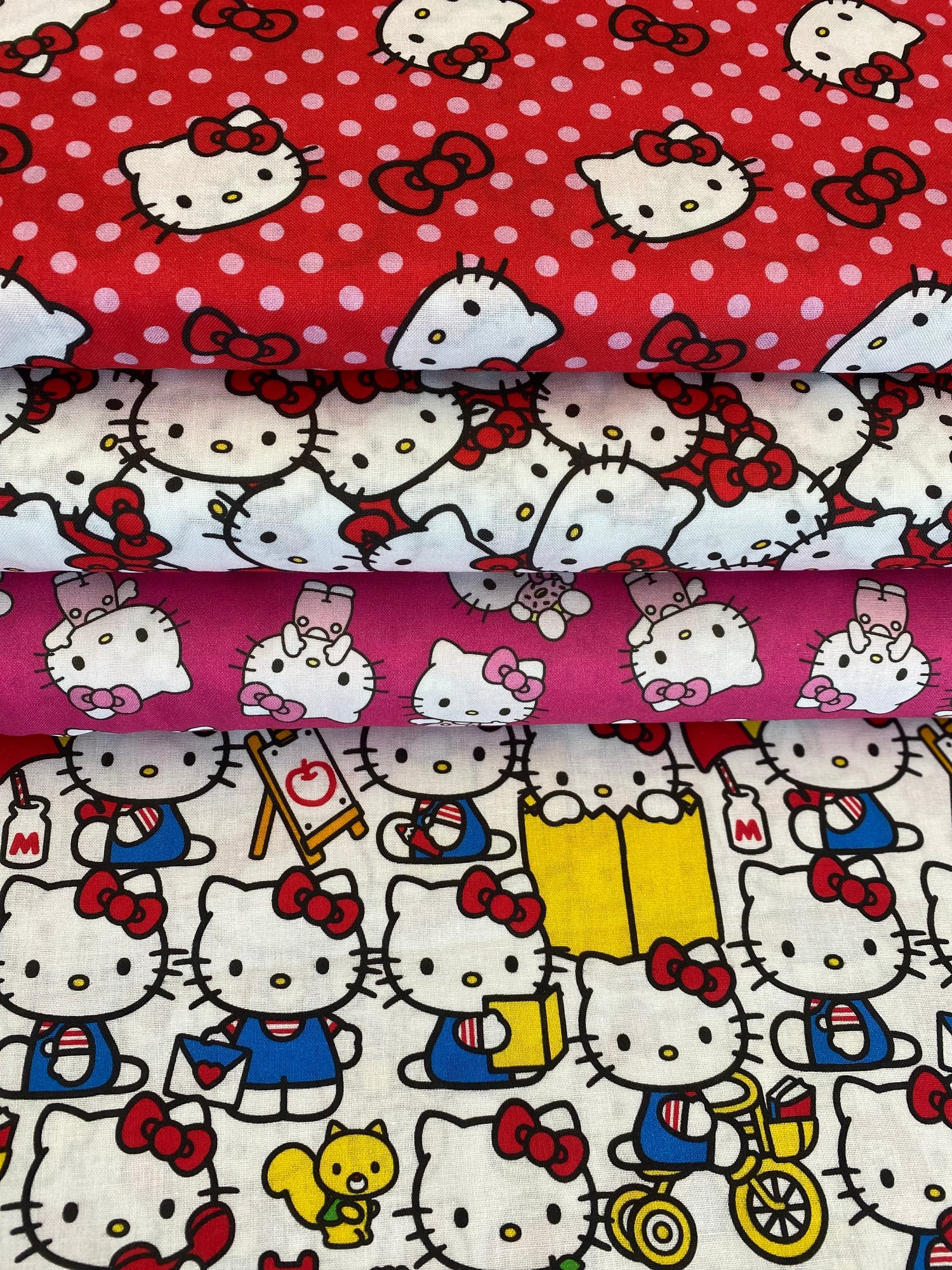 Licensed Sanrio Hello Kitty Packed 77877A620715 Cotton Woven Fabric – Fabric Shoppe