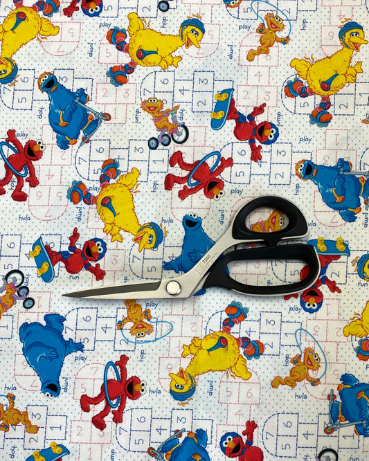 Licensed Sesame Street Hopscotch 28548-Z Cotton Woven Fabric
