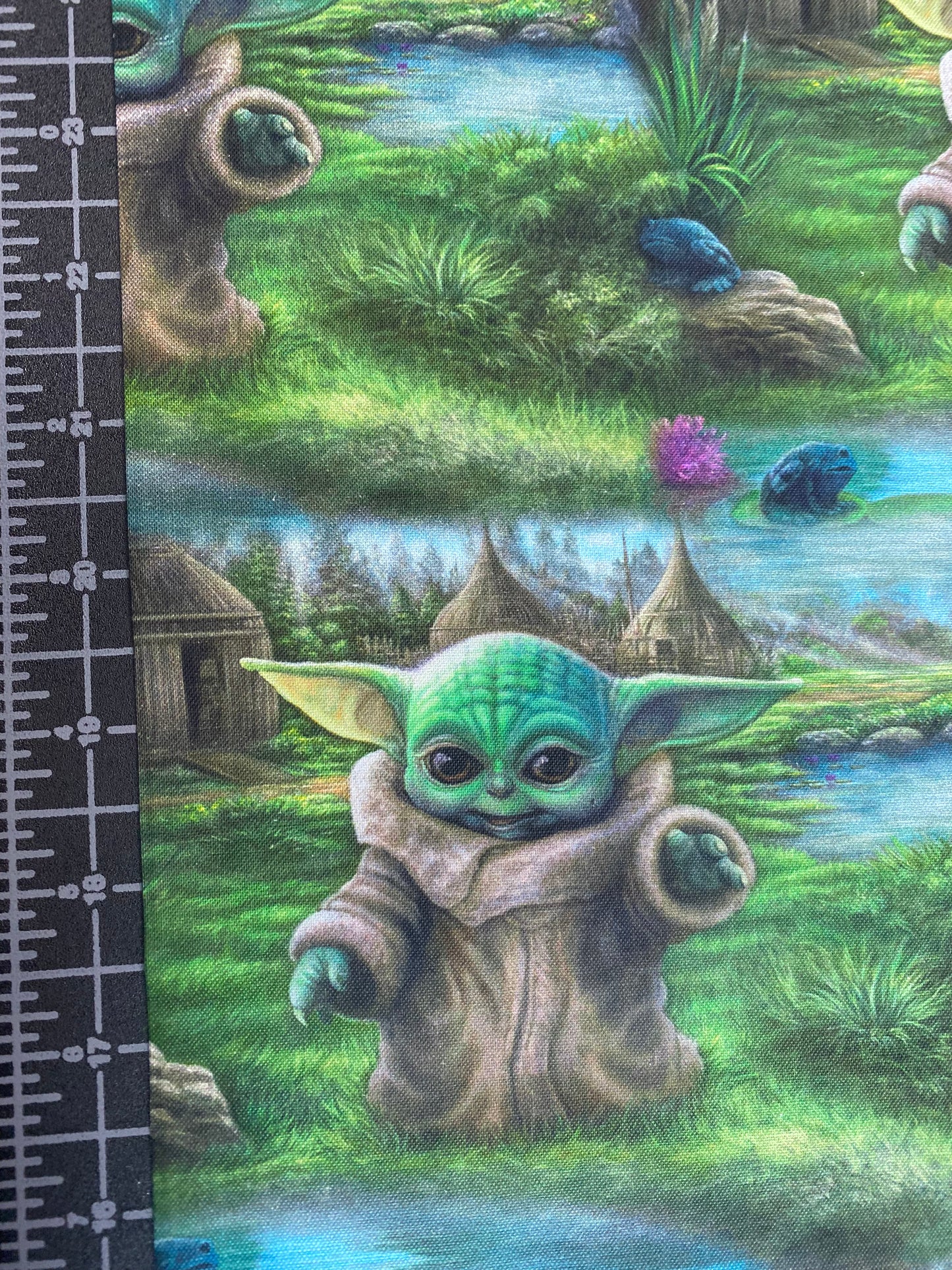 Licensed Epic Lucas Films Digitally Printed The Child    ST10001C1 Cotton Woven Fabric