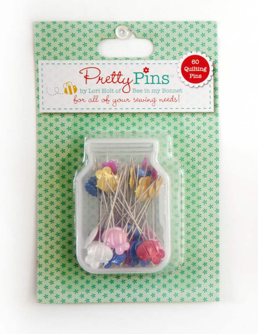 Lori Holt Quilting Pretty Pins ST-8643 Package of 60 Pins
