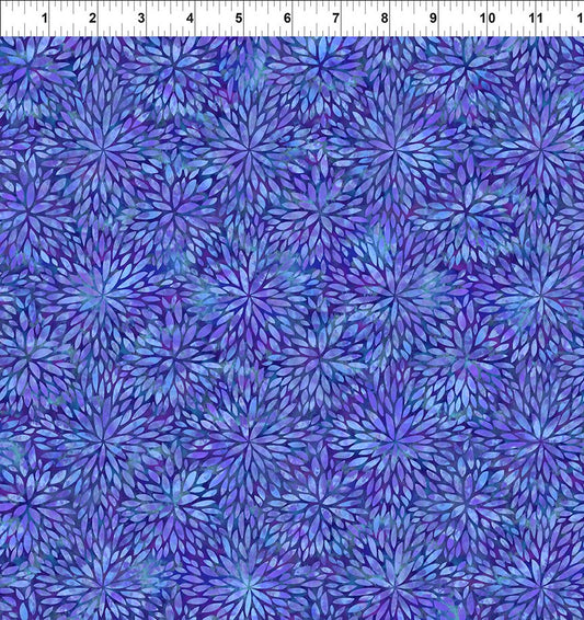 Sunshine by Jason Yenter  Mum Purple  9ss-2   Cotton Woven Fabric