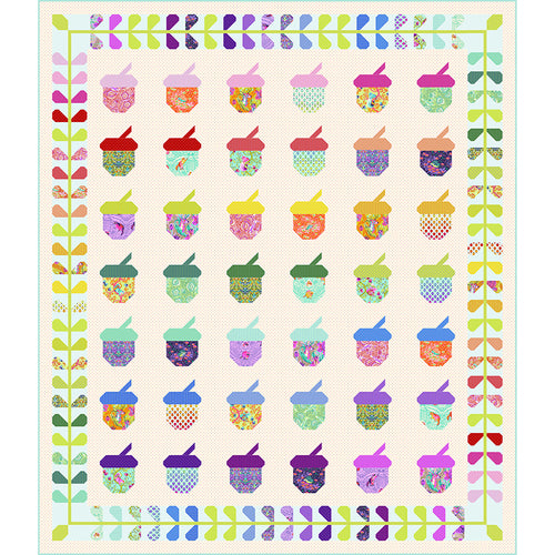 Tula Pink Tiny Beasts Nutty Quilt Kit USA Shipping Included in Price  KITQTTP.NUTTY Kit