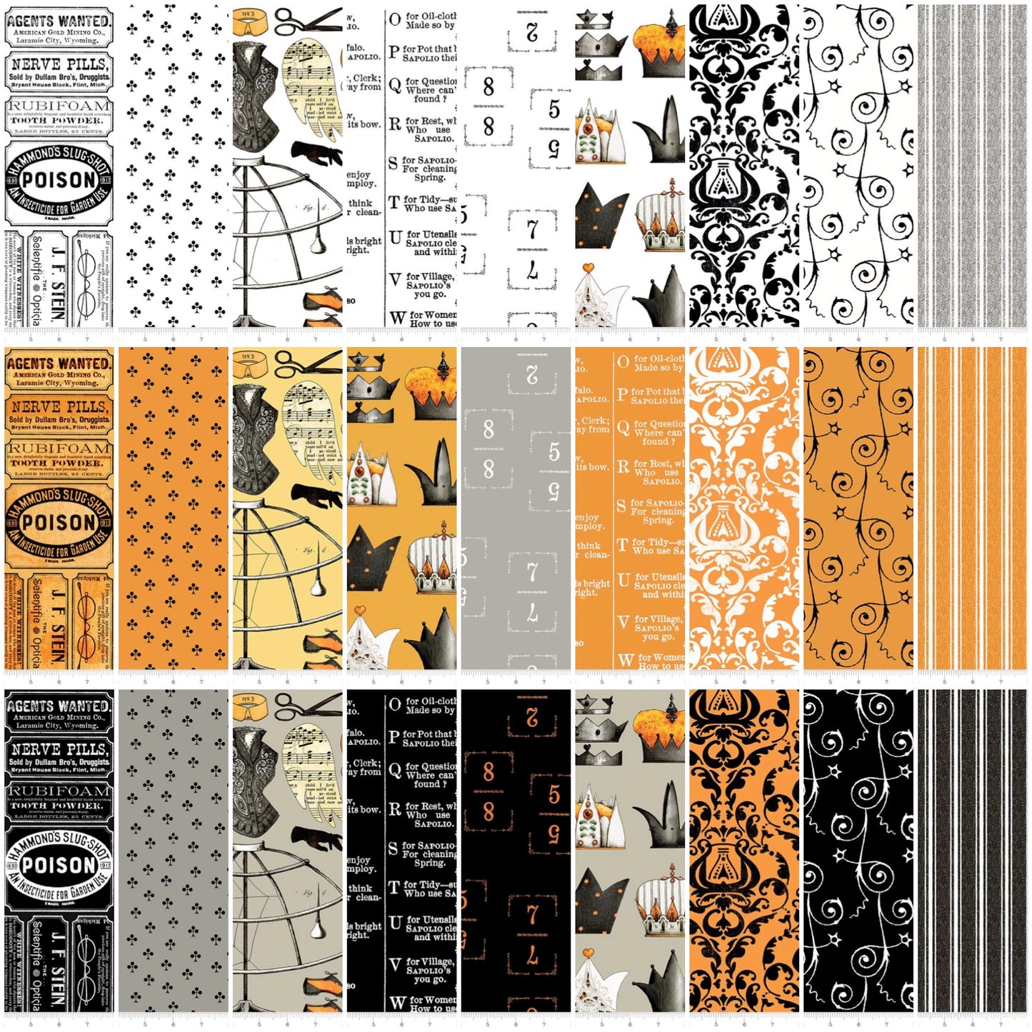 Queen of We'en by J. Wecker Frisch Fat Quarter Bundle of 27 Prints (Panels not included) FQ-13160-27 Bundle