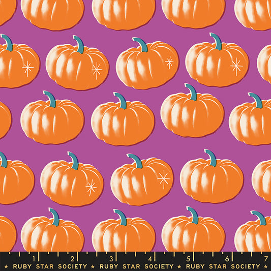 Spooky Darlings by Ruby Star Society Pumpkins Witchy    RS5075-13 Cotton Woven Fabric