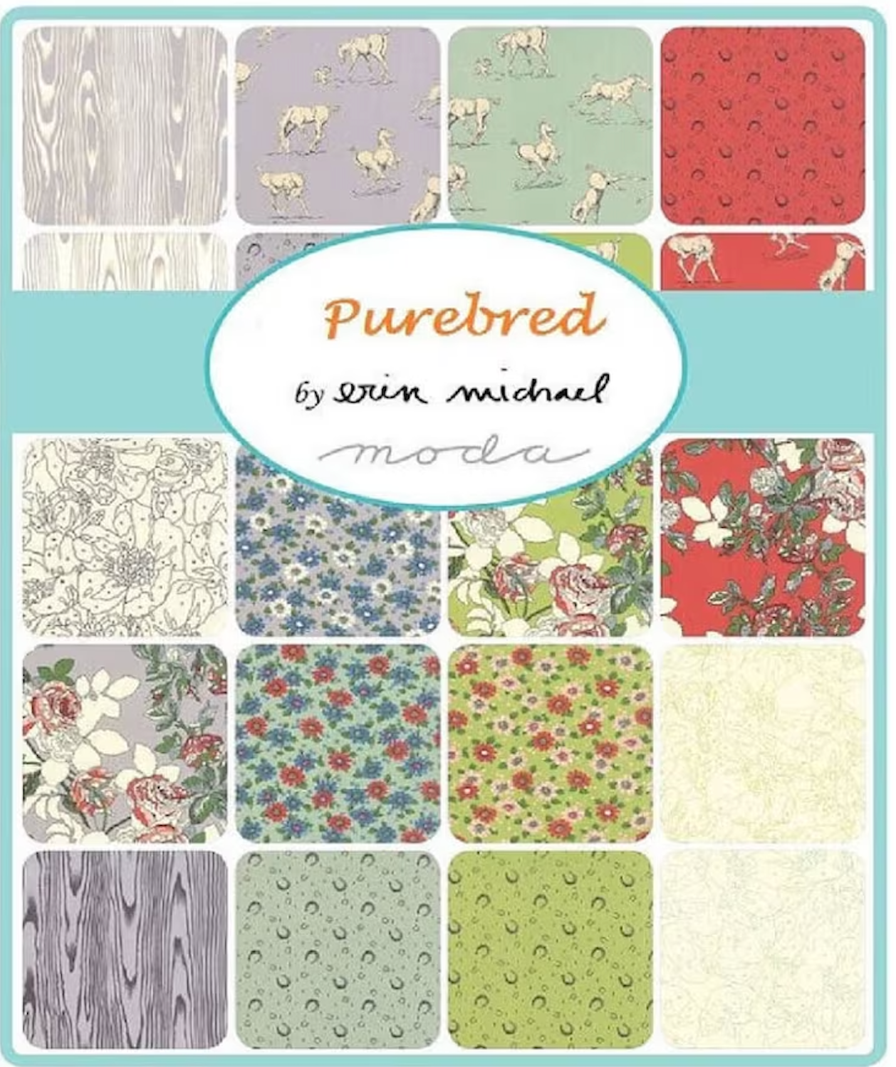 Purebred  by Erin Michael 2.5" Strips Bundle Cotton Woven