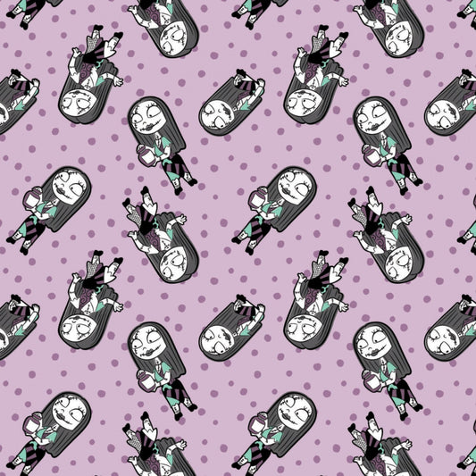 Licensed Nightmare Before Christmas 5 Sally Dot 85390601-1 Cotton Woven Fabric
