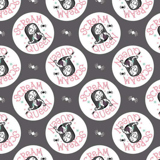 Licensed Nightmare Before Christmas 5 Scream Queen 85390606-3 Cotton Woven Fabric
