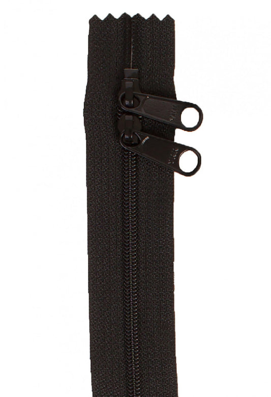 40" Double Slide Handbag Zipper Black  ZIP40-105
