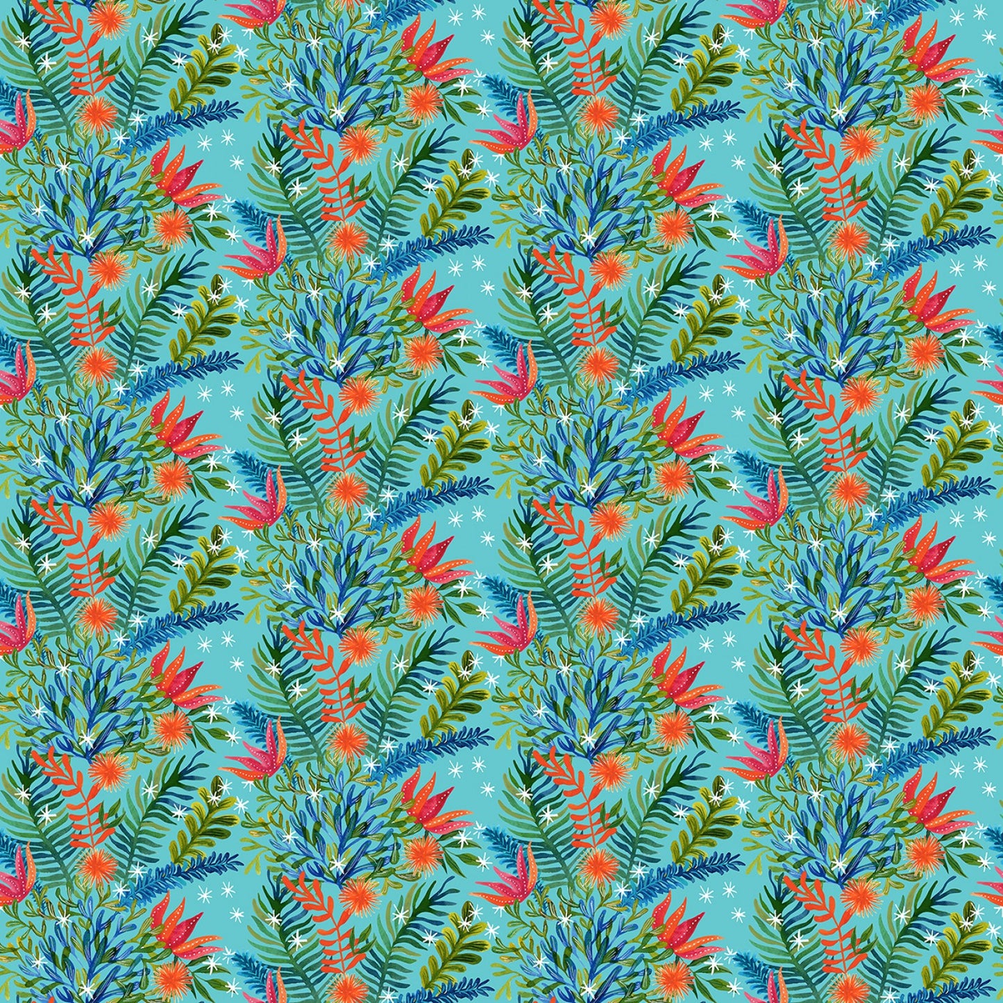 Fantastical Holidays by Miriam Bos Arctic Seaweeds     ST-DMB2230MULTI Cotton Woven Fabric