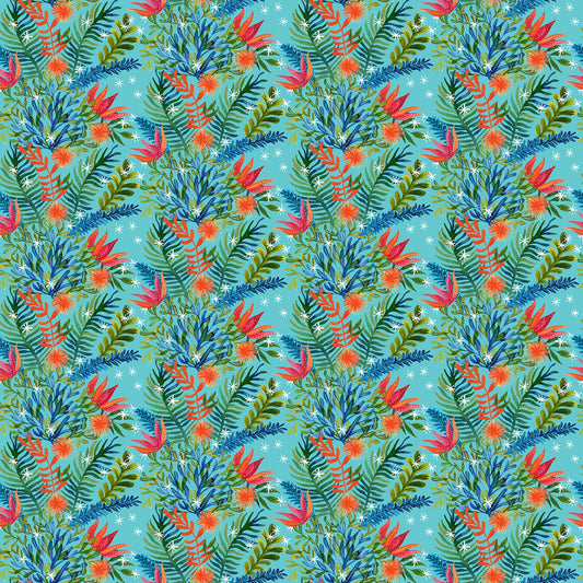 Fantastical Holidays by Miriam Bos Arctic Seaweeds ST-DMB2230MULTI Cotton Woven Fabric