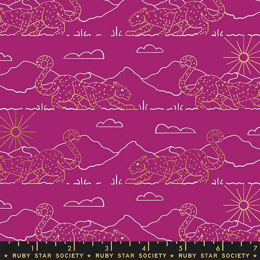 Reign by Rashida Coleman Hale of Ruby Star Society Aristocat Berry Metallic    RS1031-12M Cotton Woven Fabric