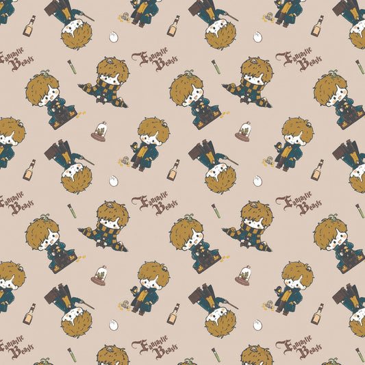 Licensed Wizarding World Baby Newt Toss Tan    23900134-2 Cotton Woven Fabric