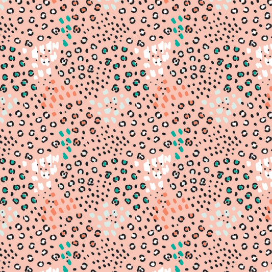 Self Love Club Beauty Spots Pink 50210804-2 Cotton Woven Fabric