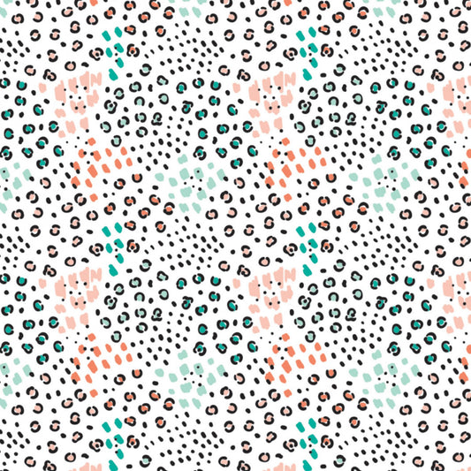 Self Love Club Beauty Spots White 50210804-1 Cotton Woven Fabric