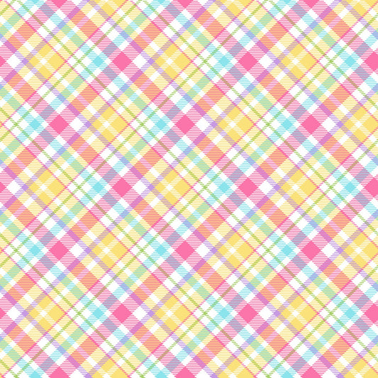Hoppy Easter Gnomies by Shelly Comiskey Bias Plaid    565-24 Cotton Woven Fabric