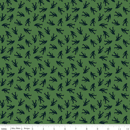New Arrival:  Licensed Legends Of The National Parks 2023 Bigfoot Toss Green    C15061-GREEN Cotton Woven Fabric