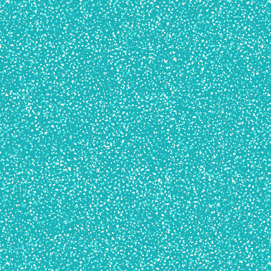 Ocean Glow (Glow in the Dark) Bioluminescence on Turquoise    A780.1 Cotton Woven Fabric