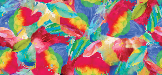 Tropicolor Birds Digital by Connie Haley Birds of a Feather 19375-MLT-CTN-D Cotton Woven Fabric