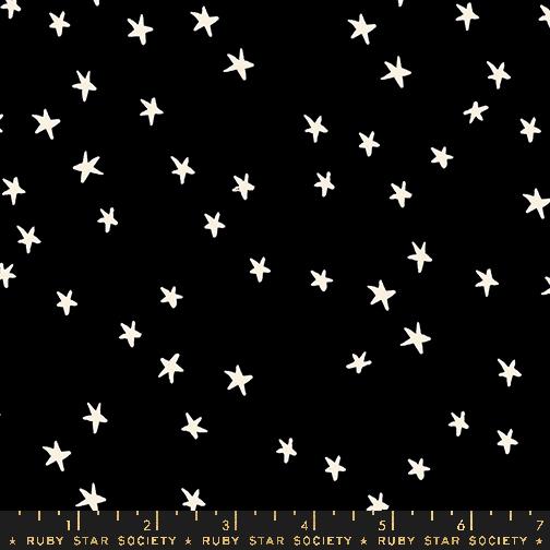 PREORDER ITEM - EXPECTED JUNE 2024: Starry 108” Wideback by Alexia Abegg Black    RS4111-50 Cotton Woven Fabric